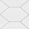 TexTile -  Basic Kayak White 6-1/2" x 12-1/2" Porcelain Floor & Wall Tile - 20 Tiles Per Case - 8.4 Sq. Ft.