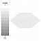 TexTile -  Basic Kayak White 6-1/2" x 12-1/2" Porcelain Floor & Wall Tile - 20 Tiles Per Case - 8.4 Sq. Ft.
