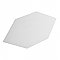 TexTile -  Basic Kayak White 6-1/2" x 12-1/2" Porcelain Floor & Wall Tile - 20 Tiles Per Case - 8.4 Sq. Ft.