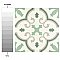 Monteca Green 9-3/4" x 9-3/4" Porcelain Floor & Wall Tile - 16 Tiles Per Case - 10.88 Sq. Ft.