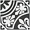 Majestic Tiena Black 9-3/4 "x 9-3/4" Porcelain Tile - Per Piece - .68 Sq. Ft.