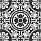 Majestic Tiena Black 9-3/4 "x 9-3/4" Porcelain Tile - Per Piece - .68 Sq. Ft.