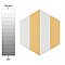 Porto Capri Hex Dandelion 8-5/8" x 9-7/8" Porcelain Tile - Per Case of 25 Tile - 11.56 Sq. Ft. Per Case