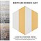 Porto Capri Hex Dandelion 8-5/8" x 9-7/8" Porcelain Tile - Per Case of 25 Tile - 11.56 Sq. Ft. Per Case