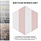 Porto Capri Hex Rose 8-5/8"x 9-7/8" Porcelain Tile - Per Case of 5 Sheets - 5.30 Sq. Ft.
