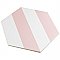 Porto Capri Hex Rose 8-5/8"x 9-7/8" Porcelain Tile - Per Case of 5 Sheets - 5.30 Sq. Ft.