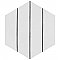 Porto Savona Hex Black 8-5/8" x 9-7/8" Porcelain Floor & Wall Tile - 25 Tiles Per Case - 11.5 Sq. Ft.