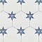 Stella Hex Azul 8-5/8" x 9-7/8" Porcelain Tile - Per Case of 25 Tile - 11.56 Sq. Ft. Per Case