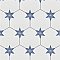 Stella Hex Azul 8-5/8" x 9-7/8" Porcelain Tile - Per Case of 25 Tile - 11.56 Sq. Ft. Per Case