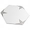 Stella Hex Silver 8-5/8"x 9-7/4" Ceramic Tile - Per Case of 25 Pieces - 11.50 Sq. Ft.