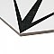 Trident Hex Blanco  8-5/8" x 9-7/8" Porcelain Floor & Wall Tile - 25 Tiles Per Case - 11.5 Sq. Ft.