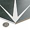 Trident Hex Nero  8-5/8" x 9-7/8" Porcelain Floor & Wall Tile - 25 Tiles Per Case - 11.5 Sq. Ft.
