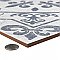Atlantic Azul 17-5/8" x 17-5/8" Ceramic Floor & Wall Tile - 7 Tiles Per Case - 15.33 Sq. Ft.
