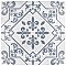 Atlantic Azul 17-5/8" x 17-5/8" Ceramic Floor & Wall Tile - 7 Tiles Per Case - 15.33 Sq. Ft.