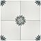 Pisa Blanco 17-3/4" x 17-3/4" Ceramic Floor & Wall Tile - 11 Tiles Per Case - 24.42 Sq. Ft.