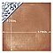 Sentier des Ocres Deco 7-7/8" x 7-7/8" Porc Floor/Wall Tile - 16 Per Case - 7.2 Sq. Ft. Per Case