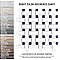 Metro Dog Bone Basket Weave White/Cobalt 10" x 10" Porcelain Mosaic Tile - Sold Per Case of 10 - 7.1 Sq. Ft.