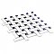 Metro Dog Bone Basket Weave White/Cobalt 10" x 10" Porcelain Mosaic Tile - Sold Per Case of 10 - 7.1 Sq. Ft.