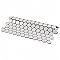 Metro Matte White 10-1/4" x 11-7/8" Hex Porcelain Mosaic Tile - Sold Per Case of 10 - 8.65 Square Feet