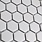 Metro Matte White 10-1/4" x 11-7/8" Hex Porcelain Mosaic Tile - Sold Per Case of 10 - 8.65 Square Feet