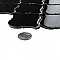 Metro Lantern Glossy Black 9-1/2" x 10-3/4" Porcelain Mosaic Tile - 10 Tiles Per Case - 7.3 Sq. Ft.