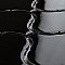 Metro Lantern Glossy Black 9-1/2" x 10-3/4" Porcelain Mosaic Tile - 10 Tiles Per Case - 7.3 Sq. Ft.