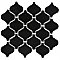 Metro Lantern Glossy Black 9-1/2" x 10-3/4" Porcelain Mosaic Tile - 10 Tiles Per Case - 7.3 Sq. Ft.