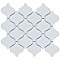 Metro Lantern Glossy White 9-1/2" x 10-3/4" Porcelain  Mosaic Tile - Sold Per Case of 10 - 7.26  Square Feet