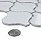Metro Lantern Glossy White 9-1/2" x 10-3/4" Porcelain  Mosaic Tile - Sold Per Case of 10 - 7.26  Square Feet