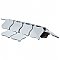 Metro Lantern Glossy White 9-1/2" x 10-3/4" Porcelain  Mosaic Tile - Sold Per Case of 10 - 7.26  Square Feet