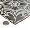 Costa Cendra 1 Decor Dahlia 7-3/4" x 7-3/4" Ceramic Floor & Wall Tile - 25 Tiles Per Case - 10.75 Sq. Ft.