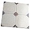 Manises Decor Blanco 13-1/8" x 13-1/8" Ceramic Floor & Wall Tile - 9 Tiles Per Case - 10.98 Sq. Ft.