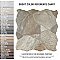 Canet Gris 17" x 17" Porcelain Floor & Wall Tile - Sold Per Case of 6 - 12.24 Sq. Ft.