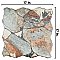 Canet Oxido 17" x 17" Porcelain Floor & Wall Tile - Sold Per Case of 6 - 12.24 Sq. Ft.
