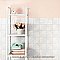 Barcelona White 5-3/4" x 5-3/4" Porcelain Tile - Sold Per Case of 44 - 10.77 Square Feet