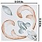 Saint Germain Chaud Deco Flore 5-3/4" x 5-3/4" Porcelain Floor & Wall Tile - 10.46 Sq. Ft - 44 Tiles Per Case