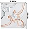 Saint Germain Chaud Deco Jules 5-3/4" x 5-3/4" Porcelain Floor & Wall Tile - 10.46 Sq. Ft - 44 Tiles Per Case