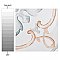 Saint Germain Chaud Deco Jules 5-3/4" x 5-3/4" Porcelain Floor & Wall Tile - 10.46 Sq. Ft - 44 Tiles Per Case