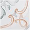 Saint Germain Chaud Deco Jules 5-3/4" x 5-3/4" Porcelain Floor & Wall Tile - 10.46 Sq. Ft - 44 Tiles Per Case