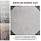 Renaissance Emerald Deco Corner 8" x 8" Porcelain Floor & Wall Tile - 17 Tiles Per Case - 7.65 Sq. Ft.