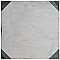 Renaissance Emerald Deco Corner 8" x 8" Porcelain Floor & Wall Tile - 17 Tiles Per Case - 7.65 Sq. Ft.