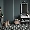 Renaissance Emerald Deco Mandorla 8" x 8" Porcelain Floor & Wall Tile - 14 Tiles Per Case - 6.3 Sq. Ft.
