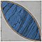 Renaissance Indigo Deco Mandorla 8" x 8" Porcelain Floor & Wall Tile - 14 Tiles Per Case - 6.3 Sq. Ft.