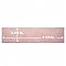 Heritage Rose 2-3/8" x 9-5/8" Porcelain Floor and Wall Tile - 34 Tiles Per Case - 5.78 Square Feet