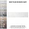 Heritage Snow 2-3/8" x  9-5/8" Porcelain Floor & Wall Tile - 34 Tiles Per Case - 5.78 Sq. Ft.