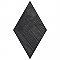 Rhombus Black 5-1/2" x 9-1/2" Porcelain Floor & Wall Tile - 60 Tiles Per Case - 11.4 Sq. Ft.