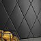 Rhombus Smooth Black 5-1/2" x 9-1/2" Porcelain Floor & Wall Tile - 60 Tiles Per Case - 11.4 Sq. Ft.