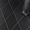 Rhombus Smooth Black 5-1/2" x 9-1/2" Porcelain Floor & Wall Tile - 60 Tiles Per Case - 11.4 Sq. Ft.