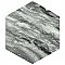 Classico Bardiglio Hexagon Dark 7" x 8" Porcelain Tile - Sold Per Case of 25 Tile - 7.67 Square Feet Per Case