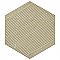 Classico Bardiglio Hexagon Dark 7" x 8" Porcelain Tile - Sold Per Case of 25 Tile - 7.67 Square Feet Per Case